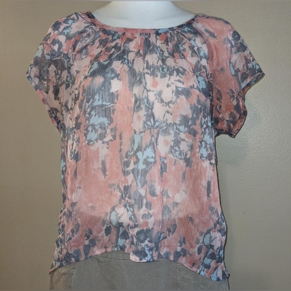 Mudd sheer floral blouse - Picture 3 of 3